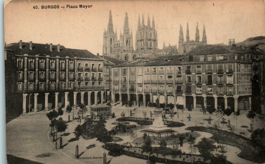 Detalles de CASTILLA L BURGOS PZA MAYOR PUBLICIDAD FELIX ALARCIA RELOJERÍA POSTAL ANTIGUA Detalles de CASTILLA L BURGOS PZA MAYOR PUBLICIDAD FELIX ALARCIA RELOJERÍA POSTAL ANTIGUA