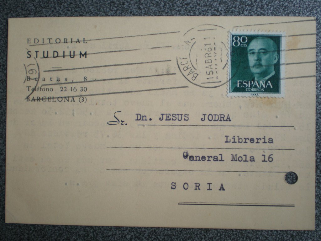 lote 6 sobres a soria (ver imágenes) 2 ambulant Compra venta en